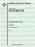 Concerto for Viola No. 1 in D, Op. 1 [0.0.2.0: 2.0.0.0: Str (4.4.3.3.3 in set): Solo Va in set]