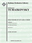 Souvenir d'un Lieu Cher, Op. 42, No. 1: Meditation [2.2.2.2: 2.0.0.0: Hp: Str (9-8-7-6-5 in set): So