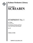 Symphony No. 1 in E, Op. 26 [3(3rd d. Picc).2.3.2: 4.3.3.1: Timp.Perc(1): Hp: Str (9.8.7.6.5 in set)