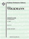 Serenade No. 1 for Strings in C, Op. 62 [String Orchestra (8-8-5-5-5)]