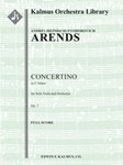 Concertino for Viola in C, Op. 7 [2.2.2.2: 2.2.0.0: Timp: Str (9.8.7.6.5 in set): Solo Viola in set]
