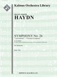 Symphony No. 26 in D minor 'Lamentatione' ('Christmas Symphony') [Hob. I:26] [0.2.0.0: 2.0.0.0: Str