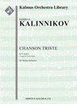Chanson Triste in G minor (Koehler) [String Orchestra (8.8.5.5.5 in set)]