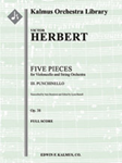 Five Pieces for Cello and Orchestra: III. Puchinello, Op. 38 [Solo Vc (in set): Str(8-8-5-5-5)]