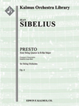 String Quartet, Op. 4: Presto (composer's transcription) [String Orchestra]