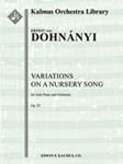 Variations on a Nursery Song, Op. 25 [2+Picc.2.2.3+CBsn: 4.3.3.1: 2Timp.Perc(4): Hp.Clst: Str(9.8.7.