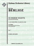 Summer Nights, Op. 7 (Les nuits d'ete): 5. Au Cimetie`re: Clair de lune [Solo Voice: 2.0.2.1: 0.0.0.