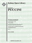 Turandot: Act III, Scene 1, Aria: Nessun dorma (short and extend concert endings) [2+Picc.2+EH.2+BCl