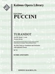 Turandot: Act III, Scene 1, Aria: Nessun dorma (short and extend concert endings) [2+Picc.2+EH.2+BCl