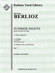Summer Nights, Op. 7 (Les nuits d'ete): 1. Villanelle (original key of A) [2.1.2.1: 0.0.0.0: Str (9-