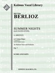 Summer Nights, Op. 7 (Les nuits d'ete): 4. Absence (original key of F-sharp) [2.1.2.0: 2.0.0.0: Str