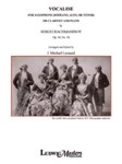 Vocalise, Op. 34, No. 14 [Saxophone or Clarinet and Piano]