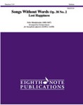 Songs Without Words Op. 38 No. 2 [Woodwind - Saxophone Quartet]