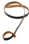 Levy's Leathers M19-BLK 3/4" chrome-tan leather mandolin strap. Adjustable to 42".