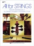 Kjos Gerald Anderson Robert Frost  All For Strings Theory Workbook 2 - String Bass
