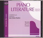 Piano Literature Volume 1 & 2 CDs
