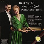 WEEKLEY & ARGANBRIGHT, PIANO DUETTISTS - CD