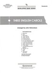 THREE ENGLISH CAROLS - SCORE