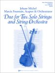 Duo For Two Solo Strings And String Orchestra - Orchestra Arrangement
