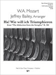 HA!WIE WILL ICH TRIUMPHIEREN FROM THE ABDUCTION - SCORE