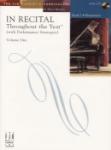 In Recital® Throughout the Year (with Performance Strategies) Volume One, Book 2 Piano