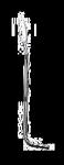 Fender Tremolo Arm -  Import Jaguar®/Jazzmaster® -  w/ Tremolo Tip -  Chrome