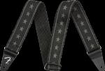 0990615004 Fender Nylon Stars and Stripes Strap, Black/Grey