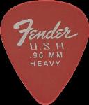 Fender 1987351900 Dura-Tone 351 Shape, .96, Fiesta Red, 12-Pack