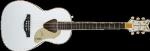 G5021WPE Rancher  Penguin  Parlor Acoustic/Electric, Fishman Pickup System, White