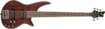 Jackson 2919005557 JS Series Spectra Bass JS3V, Laurel Fingerboard, Walnut Stain
