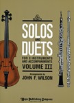 Solos & Duets For C Instruments  Volume IIi
