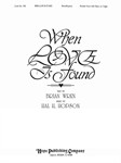 WHEN LOVE IS FOUND Medium Voice - Key of G