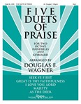 FIVE DUETS OF PRAISE 2 oct. Duets w/piano accompaniment