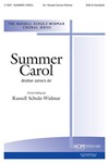 SUMMER CAROL SAB & 8 Handbells
