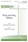 RING AND SING, ALLELUIA Two-Part Mixed w/opt. Handbells & Hand Drum