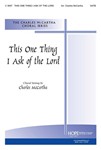 This One Thing I Ask Of The Lord