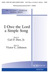 I Owe the Lord a Simple Song