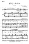 WORTHY IS THE LAMB SATB