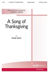 SONG OF THANKSGIVING, A SATB & Brass