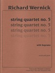 String Quartet No. 5 With Soprano - Score and Parts