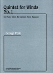 Quintet for Winds No.1 For Flute, Bb Clarinet, Horn, Bassoon