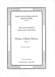 Trio for Pianoforte Violin and Violoncello