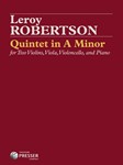 Quintet In A Minor For Piano, Two Violins, Viola and Violoncello