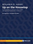Up On The Housetop For Handbells With Optional Tambourine and Drum (3-5 Octaves, 21-25 Bells)