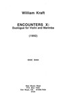 Encounters X: Duologue for Violin and Marimba
