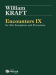 Encounters IX For Alto Saxophone and Percussion