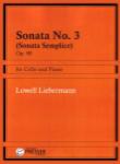 Sonata No. 3, Op 90, (Sonata Semplice)