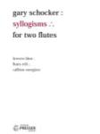Syllogisms for two Flutes FLUTE DUO