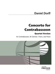 Concerto for Contrabassoon Quartet version (score/piano)