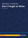 Don't Forget to Write